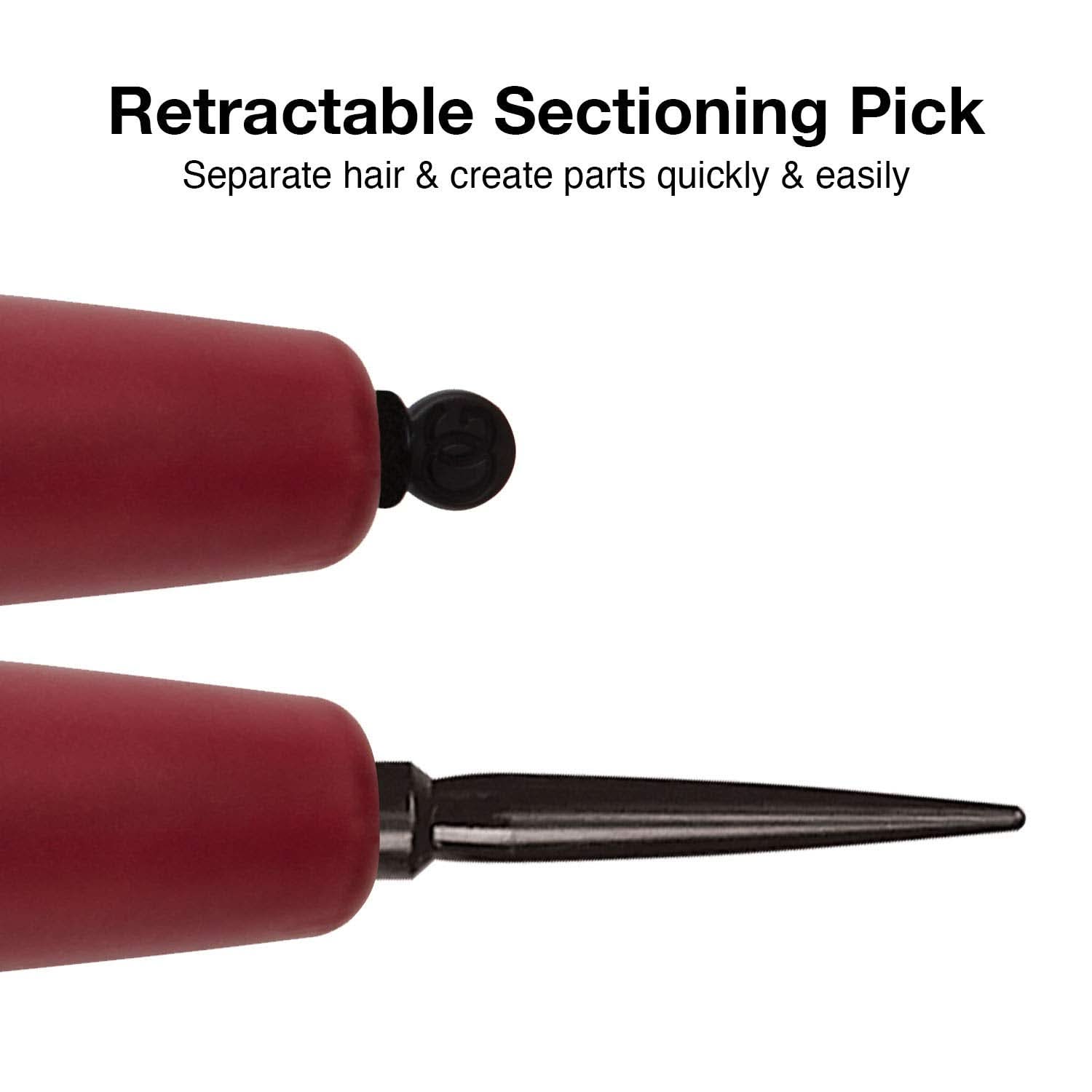 HeatPro Ceramic + Ion Thermal Round Hair Brush, 1 1/4 Inch