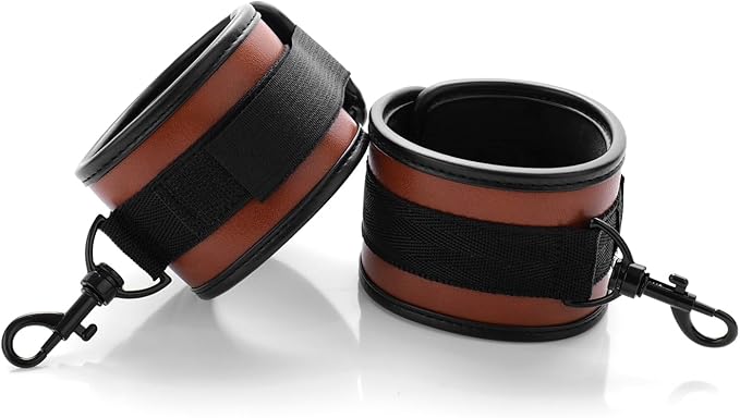 6-Piece Black PU Adjustable Sports Training and Yoga Fitness Set
