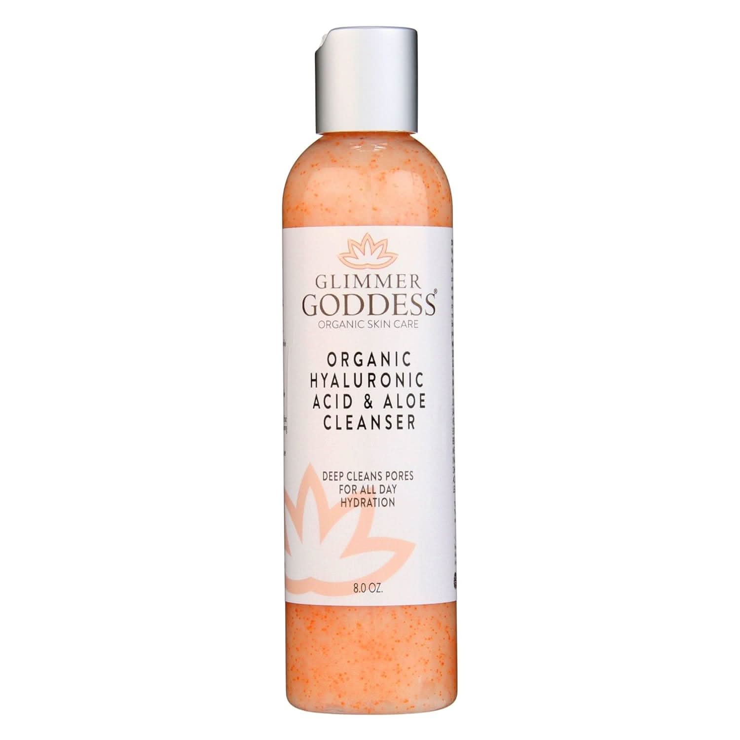 Organic Hyaluronic Acid Facial Cleanser bottle from The Beauty Box.
