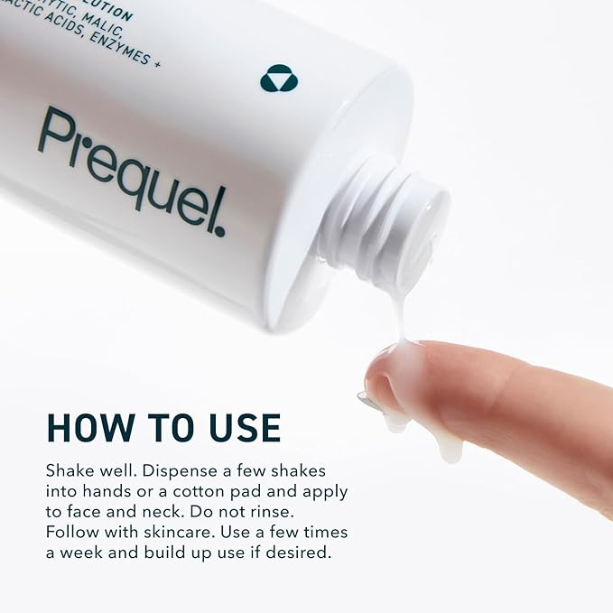 Skin Multi-Acid Milk Peel, Professional Exfoliating Solution. 15% Glycolic Acid Face Peel with Lactic Acid and Enzymes. Hydrating Chemical Exfoliant. Clinical Strength Formula, 7.6oz Bottle.