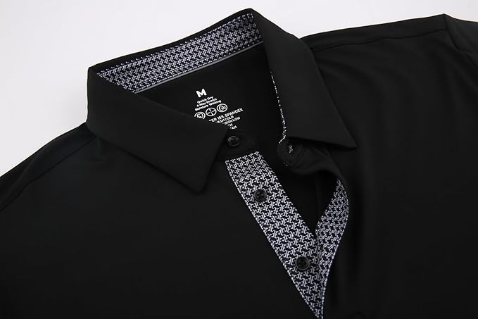 Men's Quick-Dry Performance Golf Polo - Moisture Wicking