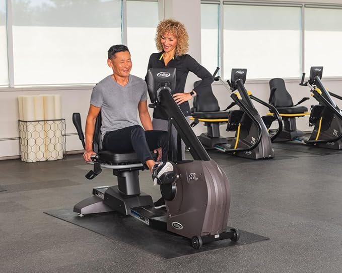 RB8MAX Recumbent Exercise Bike with Swivel Seat and Wellness App