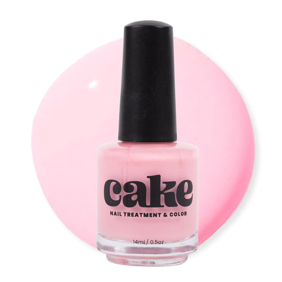 Bottle of Love Shack baby pink nail strengthening polish by The Beauty Box