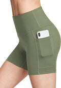 baleaf Women's 8"/ 5"/ 3" Biker Shorts High Waist Yoga Workout Gym Running Volleyball Spandex Shorts with Pockets