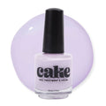 Bottle of CAKE Nail Strengthening Polish in Wisps of Lilac