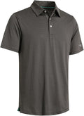 Men's Ironwave Fitness striped short sleeve performance golf polo shirt