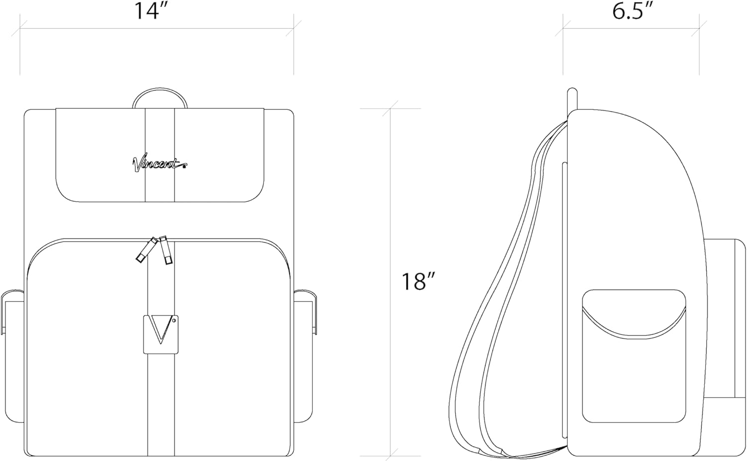 Vegan Leather Barber Backpack - Professional Travel Tool Bag