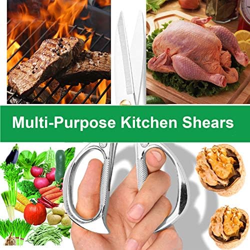 Kitchen Scissors All Purpose, 7.5 Inch Heavy Duty Food Shears