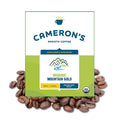 Cameron's Coffee Roasted Whole Bean Coffee, Organic Mountain Gold, 4 Pound