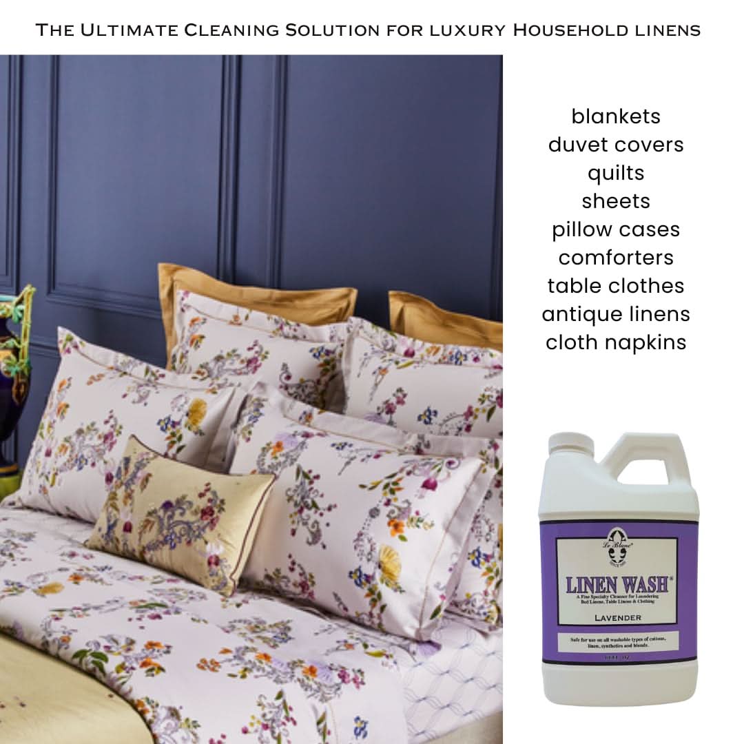 Lavender Scented Linen Wash for Luxury Bedding 64 oz