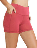 baleaf Women's 8"/ 5"/ 3" Biker Shorts High Waist Yoga Workout Gym Running Volleyball Spandex Shorts with Pockets
