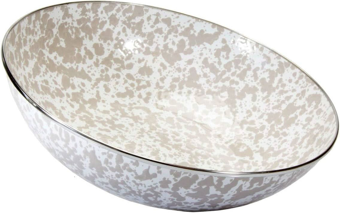 Vibrant Enamelware Catering Bowl for Elegant Serving
