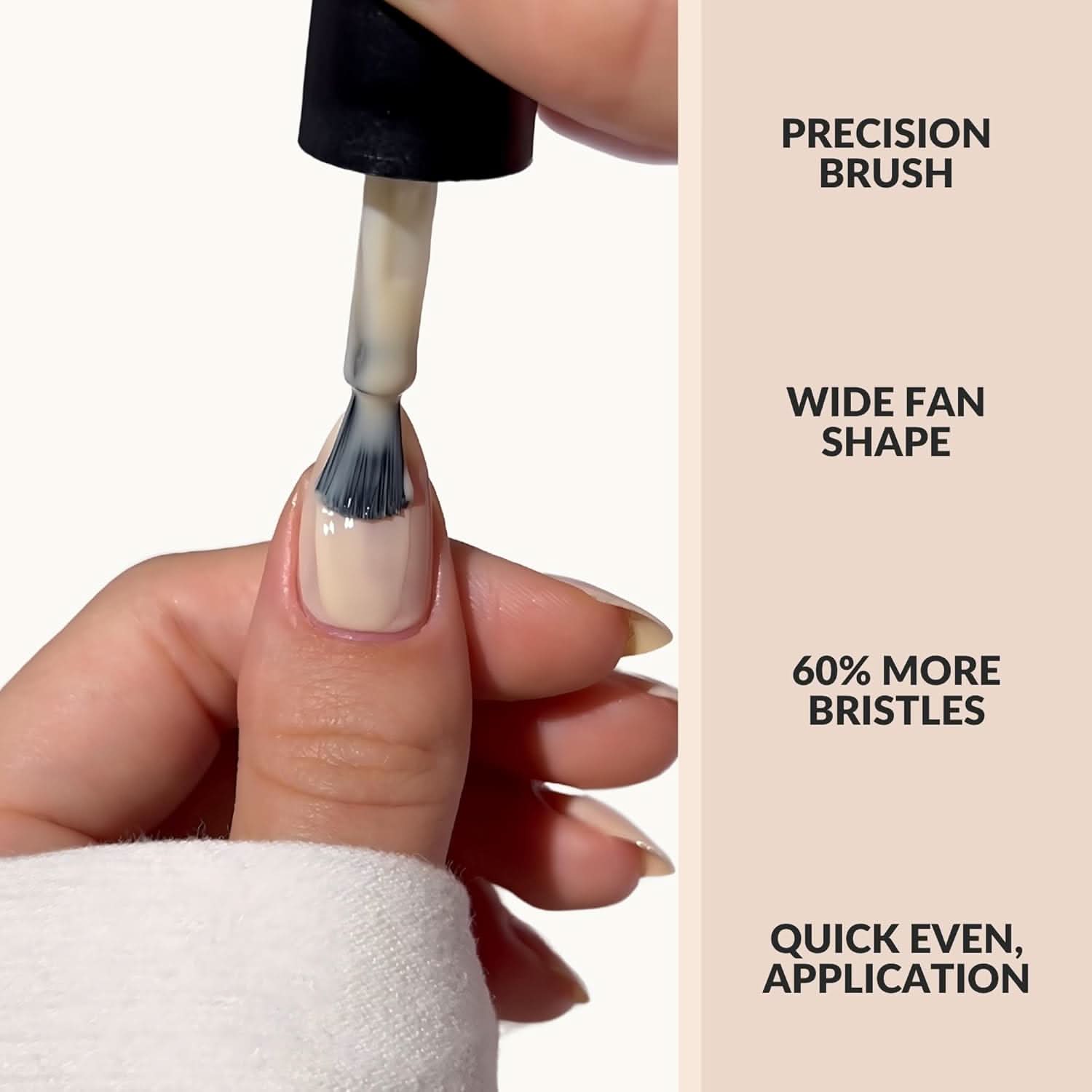 French Connection Nail Strengthening Polish - Milky White 21-Free
