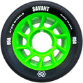 Atom Quad Wheels - Savant (62mmx40mm, Black (95A), 4pk)