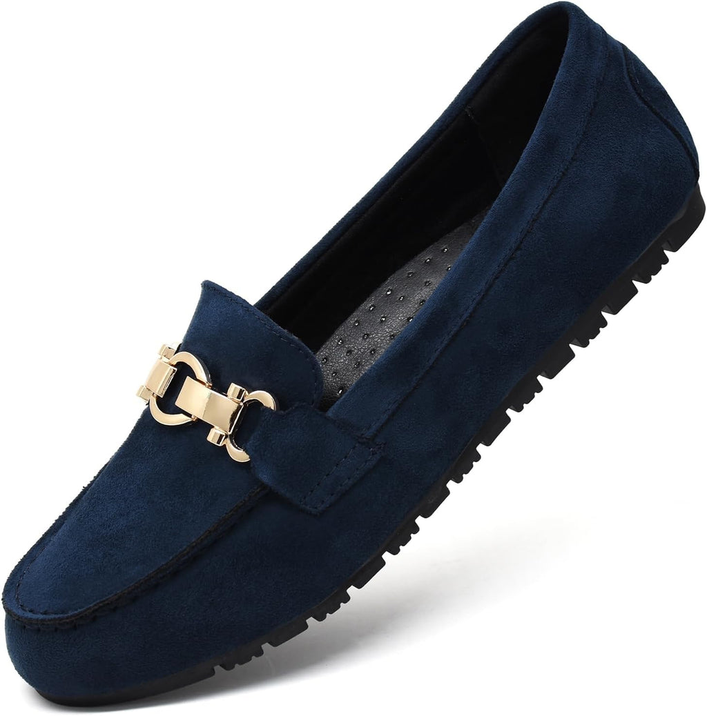 Women Loafers - Comfortable Slip On Business Casual Penny Loafers