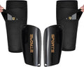 Soccer Shin Guards for Kid Youth Teen Adult - Shin Guards Sleeves with Inserted Pocket Cushion Protection Reduce Shocks and Injuries for TeamSports