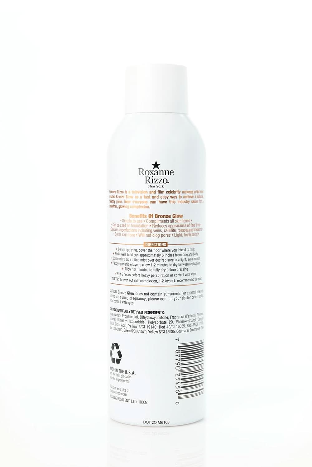 Bronzing Mist Face & Body Spray for Instant Healthy Glow 6oz
