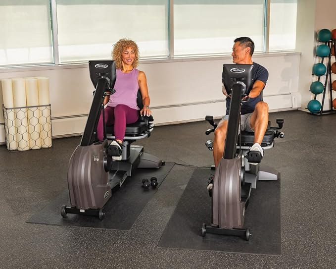 RB8MAX Recumbent Exercise Bike with Swivel Seat and Wellness App
