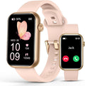 Smart Watch Fitness Tracker (Answer/Make Call), 24/7 Heart Rate Spo2 Blood Pressure Monitor Sleep Tracker, 114 Sports Modes Pedometer Calorie Step Tracker, Waterproof Activity Tracker for Women