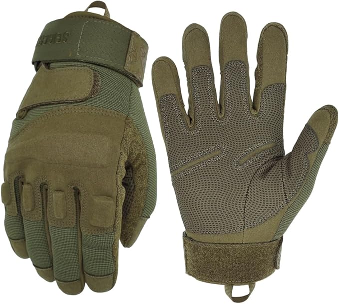 Seibertron Adult Or Youth S.O.L.A.G Sports Outdoor Water Resistant Full Finger Touchscreen Gloves