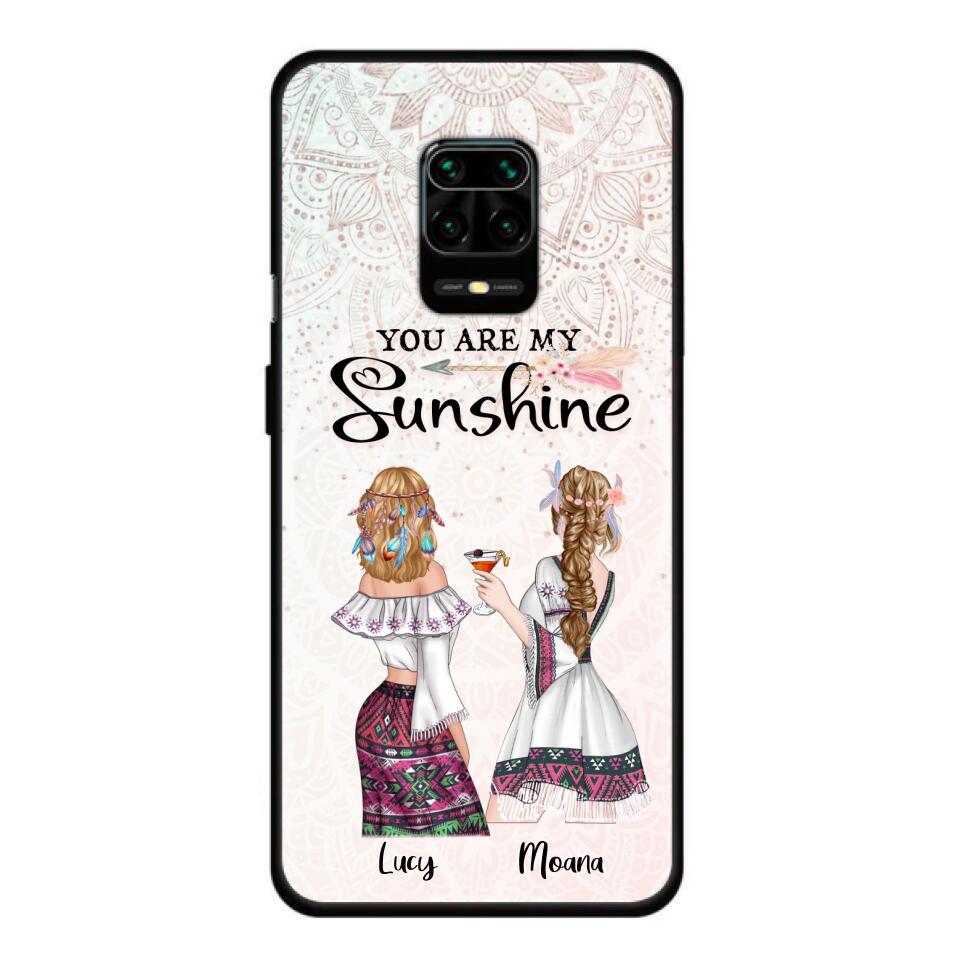 Personalized Bohemian Friends Phone Case - Case For Huawei, Xiaomi & Oppo - You Are My Sunshine