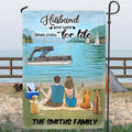 Personalized Camping Beach Couple Flag - Gift For Couple/Friends - Husband And Wife Boat Crew For Life - A2T59U