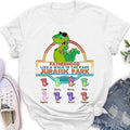 Personalized Dinosaurs Unisex T-shirt/Sweatshirt/Long Sleeve/Hoodie - Gift Idea For Father's Day - Fatherhood Like A Walk In The Park