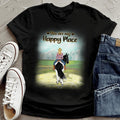 Personalized Horse Riding T-shirt - You Are My Happy Place - TM5W8Q