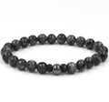Volcanic Lava Stone Stretch Bracelet, Unisex Bohemian Beaded Jewelry
