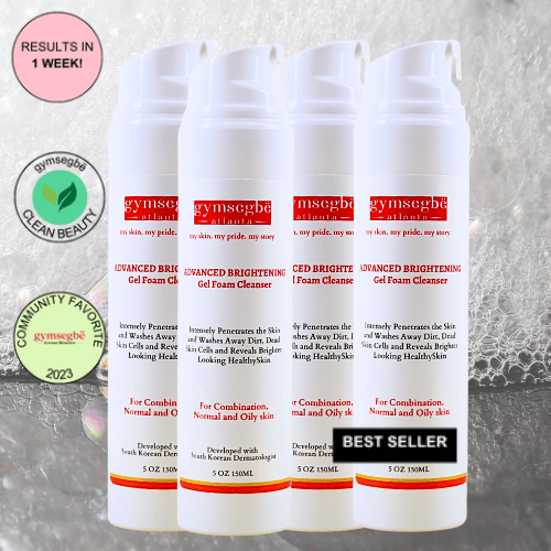 Advanced Brightening Gel Foam Cleanser, Rice Extract Face Wash
