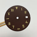 Modified Watch Dial With Luminous Numerals