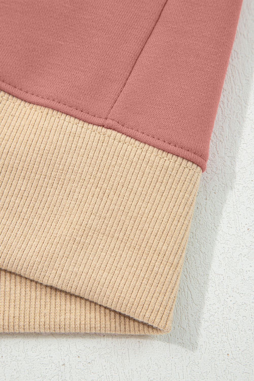 Star Patchwork Reverse Seam Drop Shoulder Sweatshirt