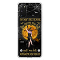 Custom Personalized Witch Moon Phone Case - Halloween Gift Idea - In My Defense The Moon Was Full And I Was Left Unsupervised - Case For iPhone And Samsung