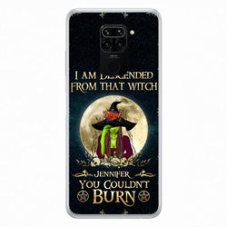Custom Personalized Witch Phone Case - Gift Idea For Halloween - I am Descended From That Witch You Couldn't Burn - Case For Xiaomi, Oppo And Huawei