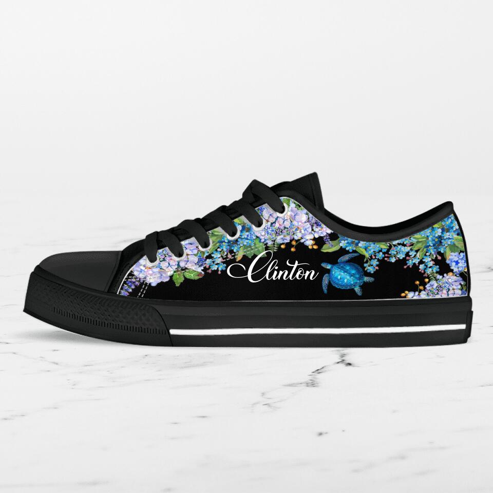 Personalized Turtle Sneakers - Best Gift For Turtle Lovers - SEWD5O