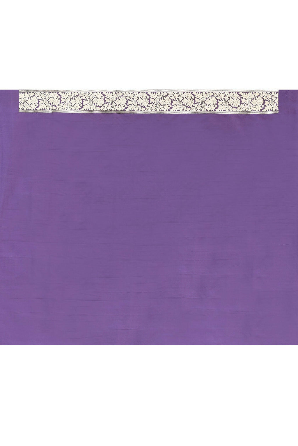 Plum Purple Pure Katan Handloom Banarasi Silk Saree