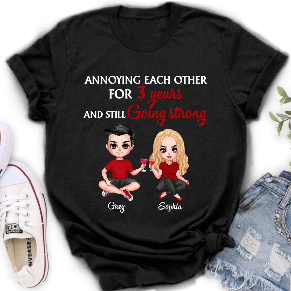 Personalized T-shirt/Pullover Hoodie/Long Sleeve - Gift for couples, lovers, husband and wife - Annoying Couple