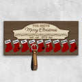 Personalized Family Key Holder - Up to 9 Socks - Christmas Gift Idea For Family - Merry Christmas