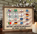 Personalized Veteran Poster - Up to 16 Bases - Gift Idea For Veteran - Been There Done That And Damn Proud Of It