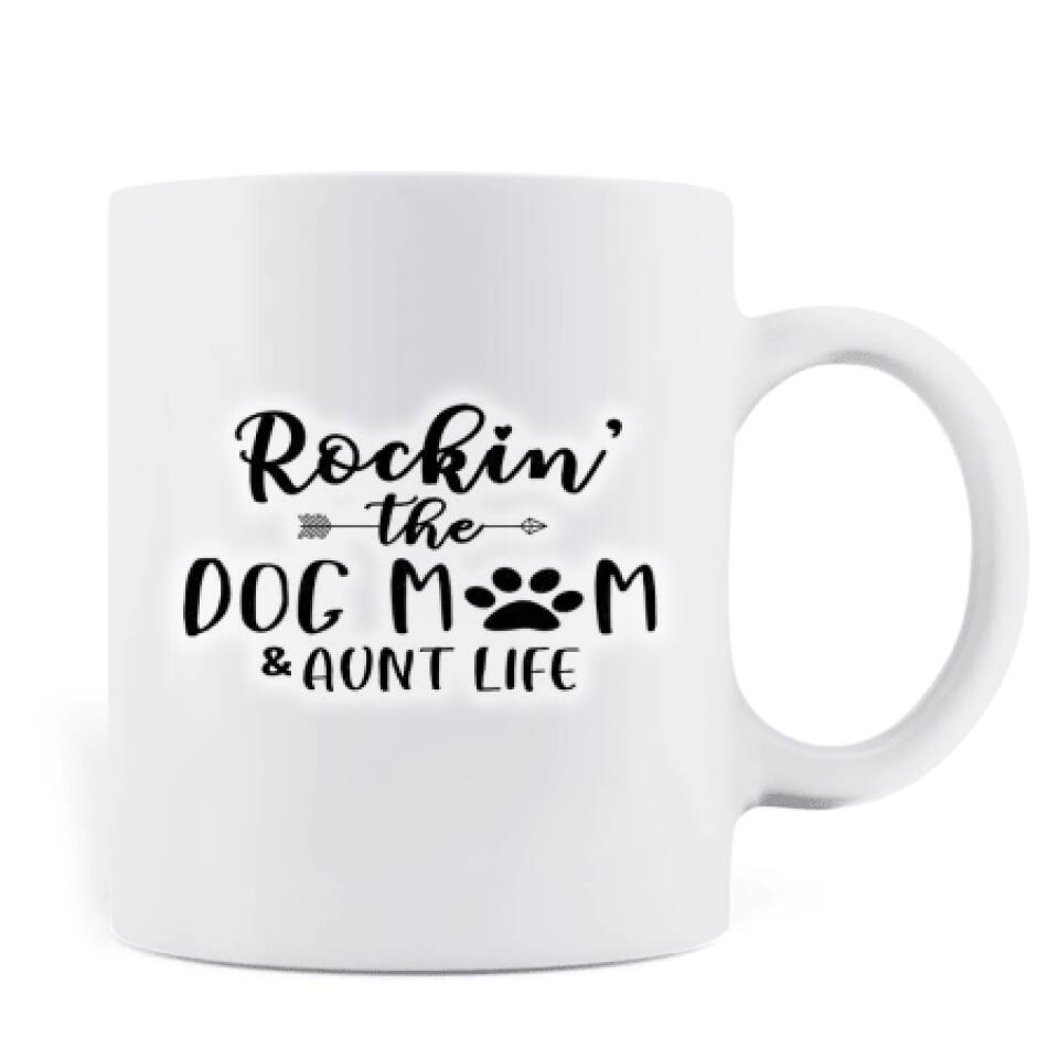 Personalized Dog Mom Coffee Mug - Gift For Dog Mom - Up to 3 Dogs