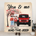 Personalized Off-road Couple Quilt/Fleece Blanket/Pillow Cover - Best Gift For Couple - You & Me