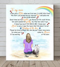 Personalized Memorial Cat Canvas - Single Parent With Up to 4 Cats- Memorial Gift For Cats Lovers - M04NKJ
