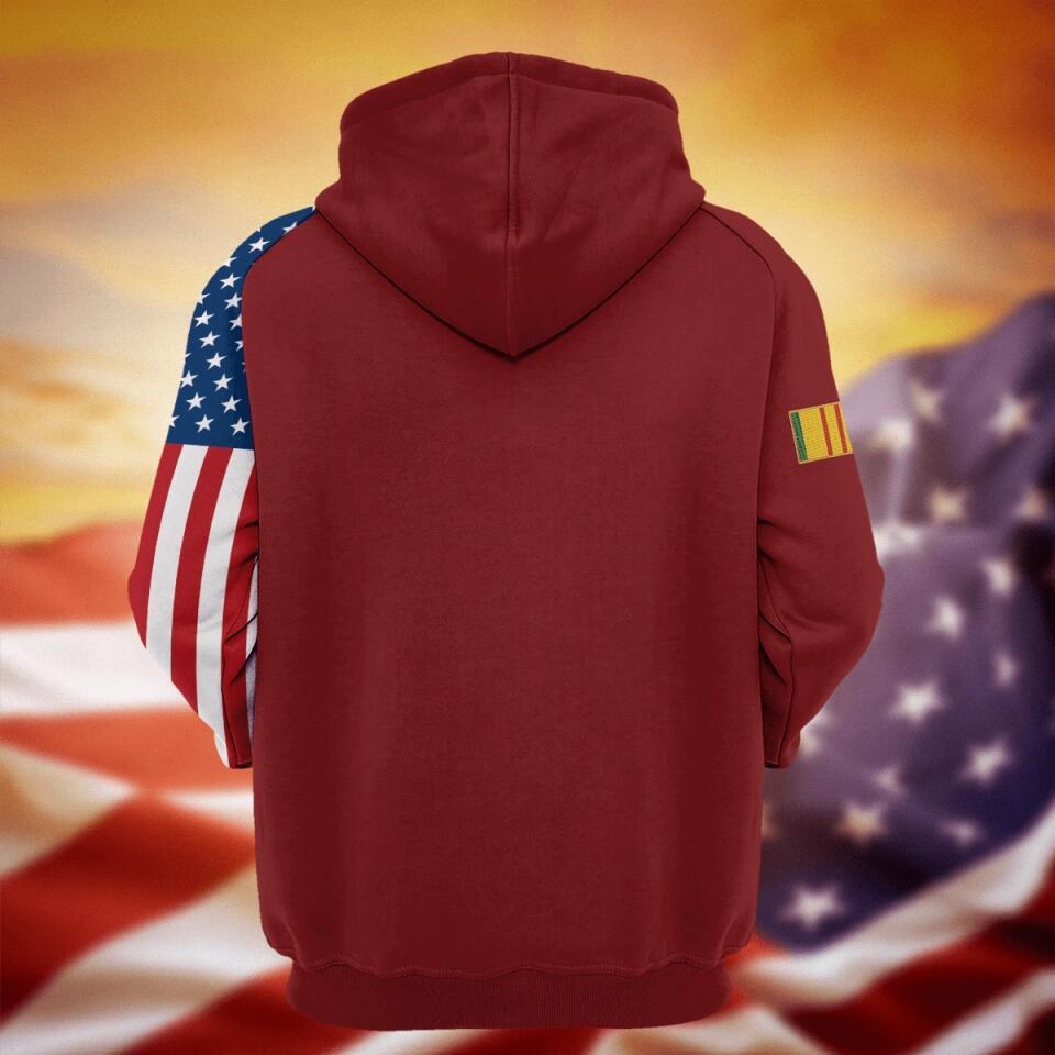 Personalized Veteran All-Over Print T-Shirt - Gift Idea For Veteran - University Of VIETNAM