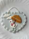 Rainy Day Duck Wall Hanging