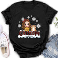 Personalized Cat Mom Winter T-shirt/Long Sleeve/Sweatshirt/Hoodie - Gift Idea For Cat Lover With Up to 4 Cats - Christmas/Winter Gift