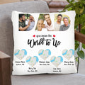 Personalized Dad Pillow Cover/Quilt/Fleece Blanket - Up to 5 Maps - Best Gift for Family - You Mean The World To Us