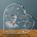 Personalized Memorial Photo Acrylic Plaque - Memorial Gift Idea - Butterflies Appear When Angels Are Near We Know You Are Always Here