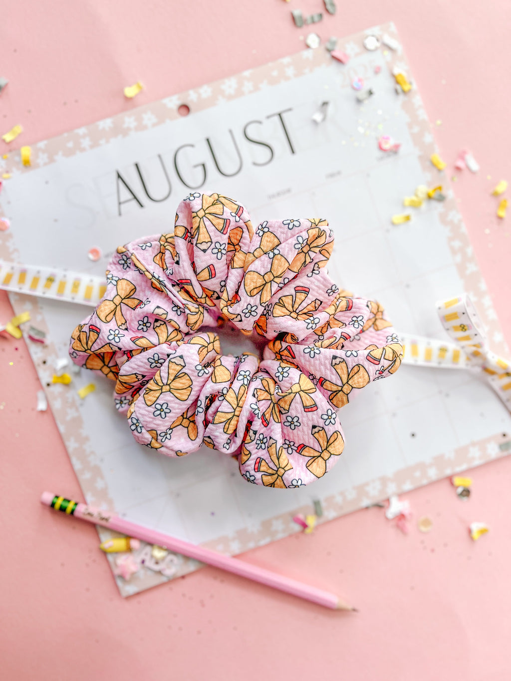 Pencil Bow Oversized Scrunchy