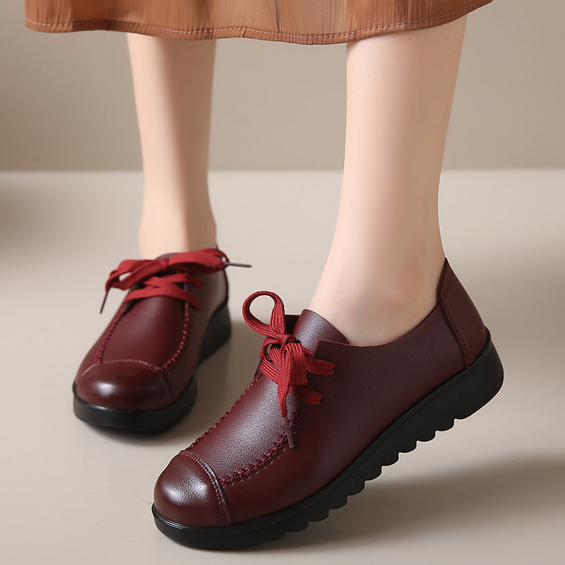 Women's Comfortable Flat Work Shoes with Soft Sole and Anti-Slip