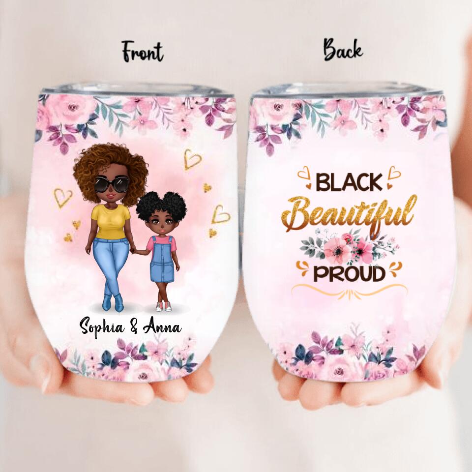 Personalized Mother & Daughter Wine Tumbler - Mother's Day Gift Idea - Like Mother Like Daughter Oh Crap!